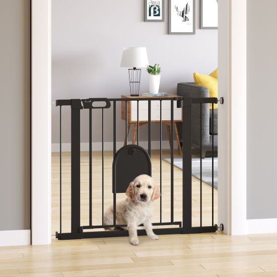 75-103 cm Extra Wide Pet Safety Gate, Stair Pressure Fit, Double