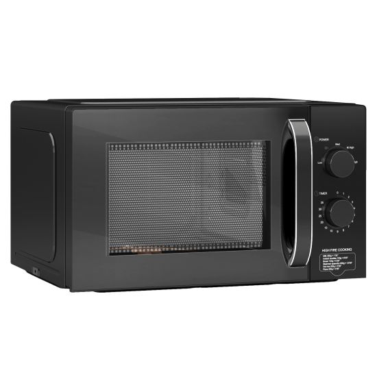 HOMCOM 23L 800W Microwave Oven, Solo Manual Microwave with