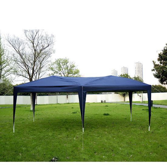 Tuff Concept Panana Garden Party Rapid Tent 6 x 3m Heavy Duty Waterproof Pop Up Gazebo with Sides and Bag #170g PU Coated Fabric#Easy Set-up Beige