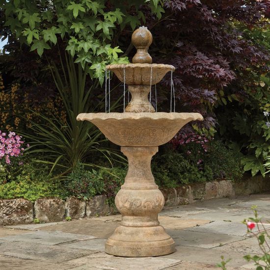 Kelkay Rhs Harlow Water Feature Solar, Enchanted Garden Water Fountain Parts And Functions